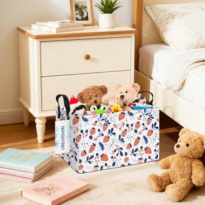 Rectangular Collapsible Simplified Zoo Storage Basket Nursery Organizer - Colors B