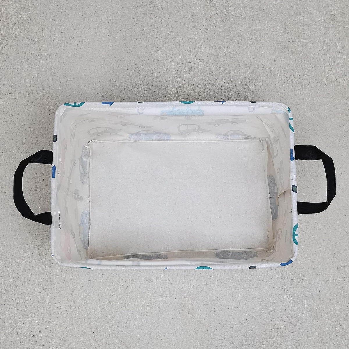 Rectangular Collapsible Simplified Zoo Storage Basket Nursery Organizer - Colors B