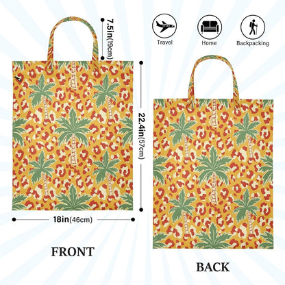 Palms Leopard Waterproof Travel Laundry Bag Reusable 2 Count