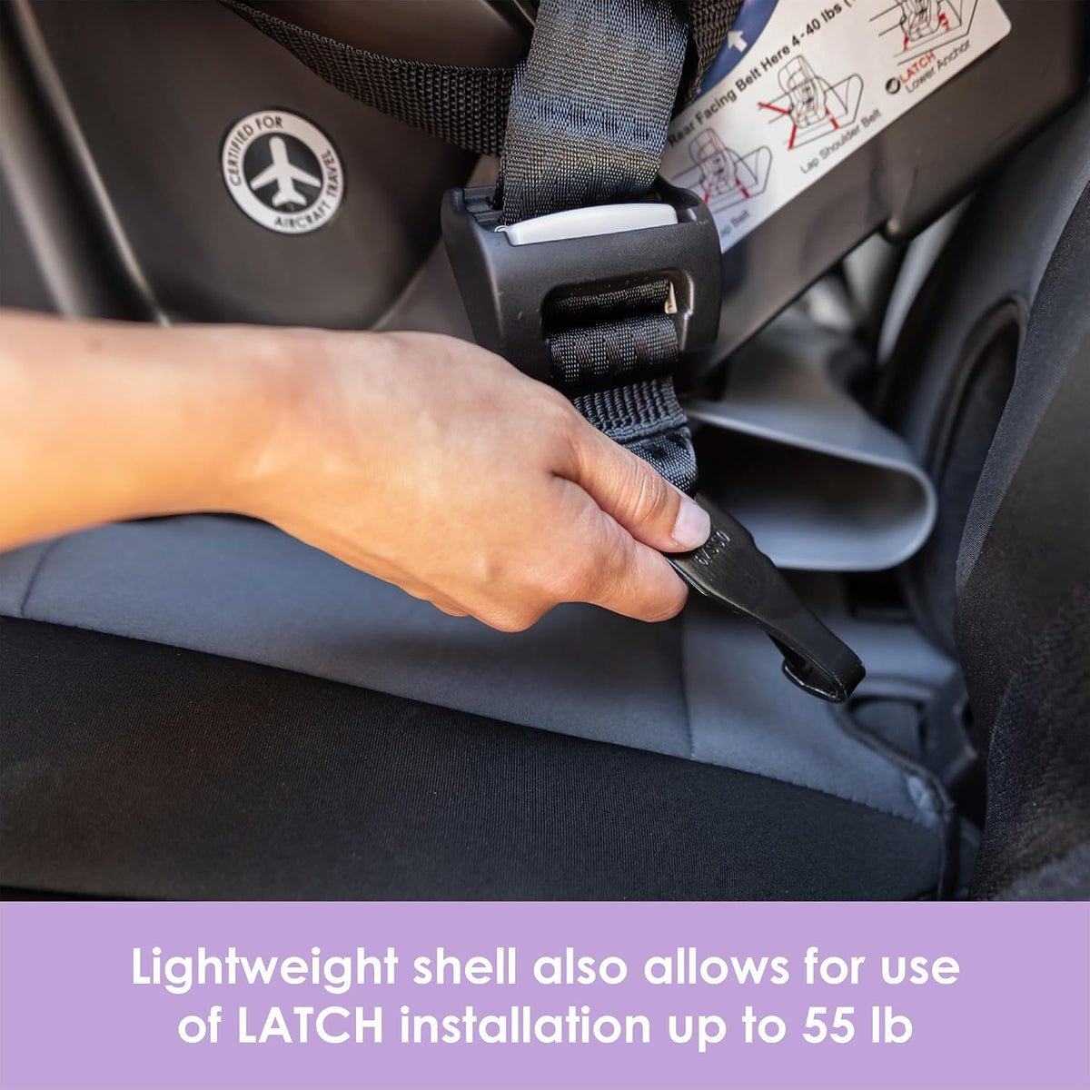 Trooper™ Slim 3-in-1 Convertible Car Seat, Dash Black – Slim Fit, 3-in-1 Growth Modes, Lightweight Design, Adjustable Comfort Padding