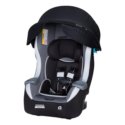 Trooper™ Slim 3-in-1 Convertible Car Seat, Dash Black – Slim Fit, 3-in-1 Growth Modes, Lightweight Design, Adjustable Comfort Padding