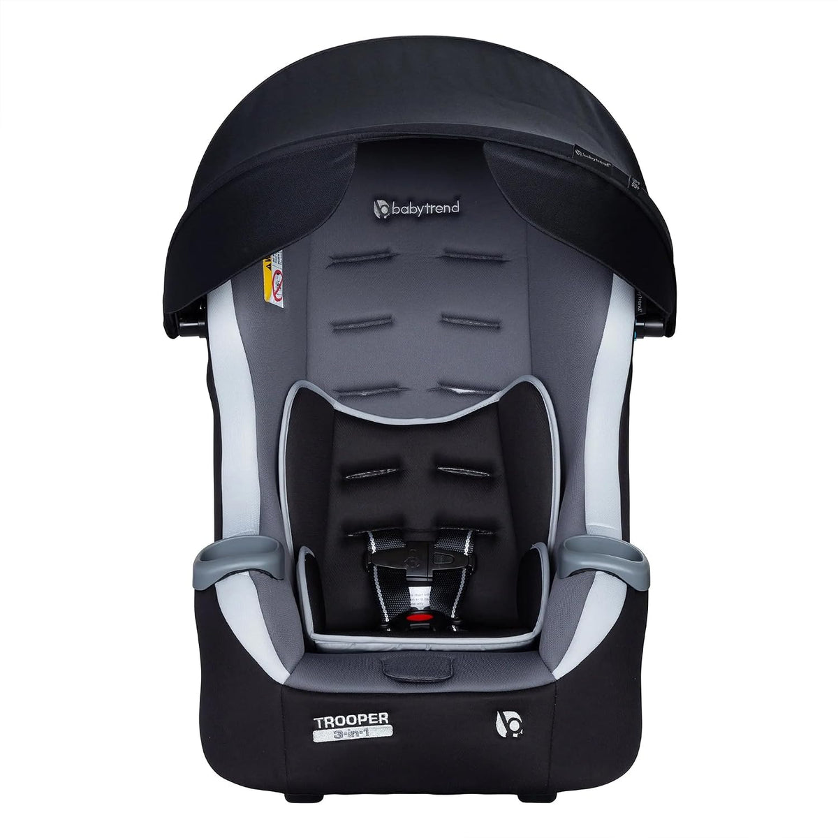 Trooper™ Slim 3-in-1 Convertible Car Seat, Dash Black – Slim Fit, 3-in-1 Growth Modes, Lightweight Design, Adjustable Comfort Padding