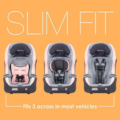 Trooper™ Slim 3-in-1 Convertible Car Seat, Dash Black – Slim Fit, 3-in-1 Growth Modes, Lightweight Design, Adjustable Comfort Padding