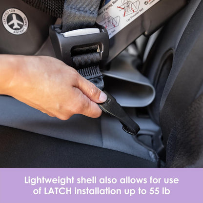 Trooper™ Slim 3-in-1 Convertible Car Seat, Dash Black – Slim Fit, 3-in-1 Growth Modes, Lightweight Design, Adjustable Comfort Padding