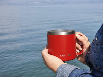 Stainless Steel 20 oz Vacuum Insulated Coffee Mug with Handle and Lid, Large Thermal Camping Coffee Mug Cup with Durable Sliding Lid for Men & Women, Keeps your Beverages Hot/Cold