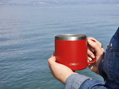 Stainless Steel 20 oz Vacuum Insulated Coffee Mug with Handle and Lid, Large Thermal Camping Coffee Mug Cup with Durable Sliding Lid for Men & Women, Keeps your Beverages Hot/Cold