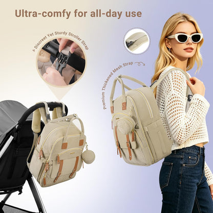 Diaper Bag Backpack, Maternity Bags Travel Toddler Backpack
