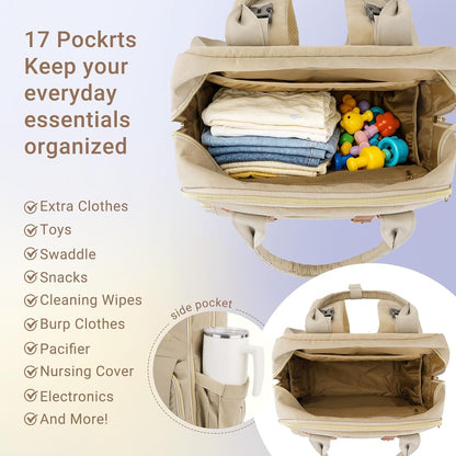 Diaper Bag Backpack, Maternity Bags Travel Toddler Backpack