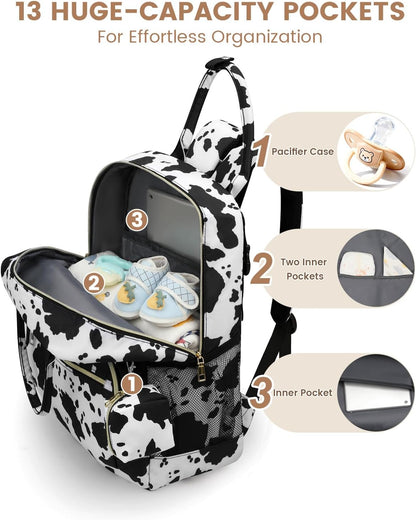 Diaper Bag Backpack, Baby Bag Backpack Baby Essentials for Mom Dad
