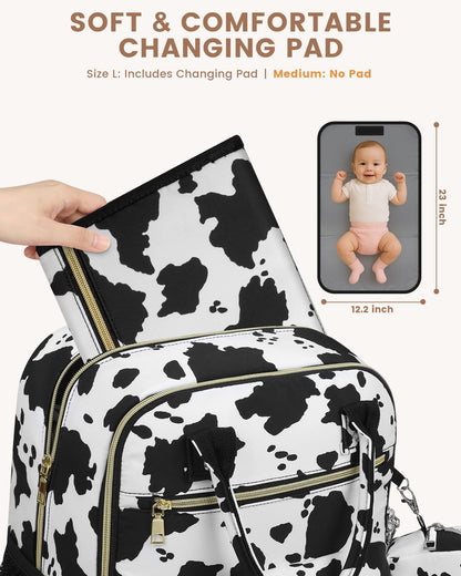 Diaper Bag Backpack, Baby Bag Backpack Baby Essentials for Mom Dad