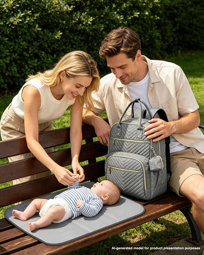Diaper Bag Backpack, Baby Bag Backpack Baby Essentials for Mom Dad