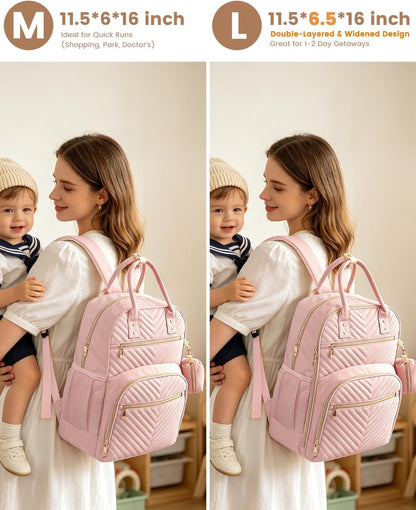 Diaper Bag Backpack, Baby Bag Backpack Baby Essentials for Mom Dad