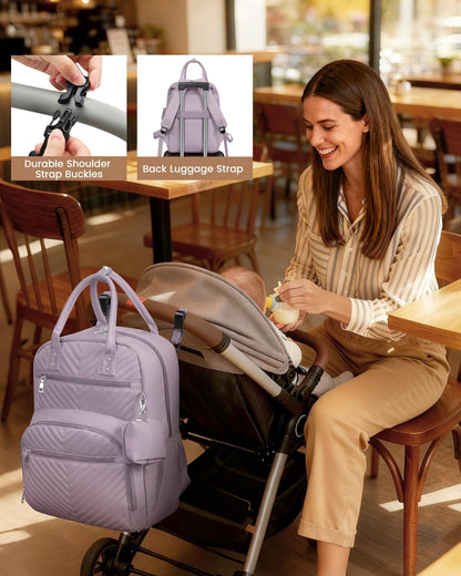 Diaper Bag Backpack, Baby Bag Backpack Baby Essentials for Mom Dad