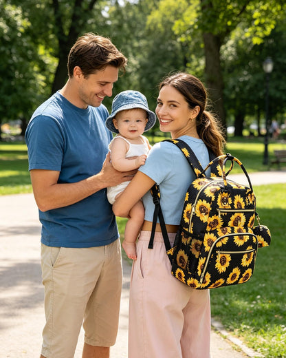 Diaper Bag Backpack, Baby Bag Backpack Baby Essentials for Mom Dad