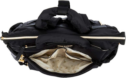 Dream Convertible Diaper Bag Tote Backpack - Baby Diaper Bag with 14 Pockets, Changing Pad & More (Midnight Black)