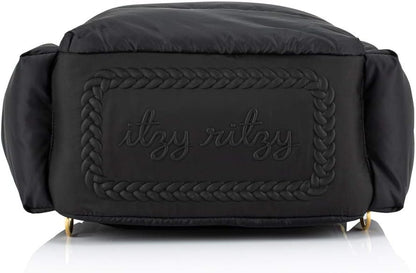 Dream Convertible Diaper Bag Tote Backpack - Baby Diaper Bag with 14 Pockets, Changing Pad & More (Midnight Black)