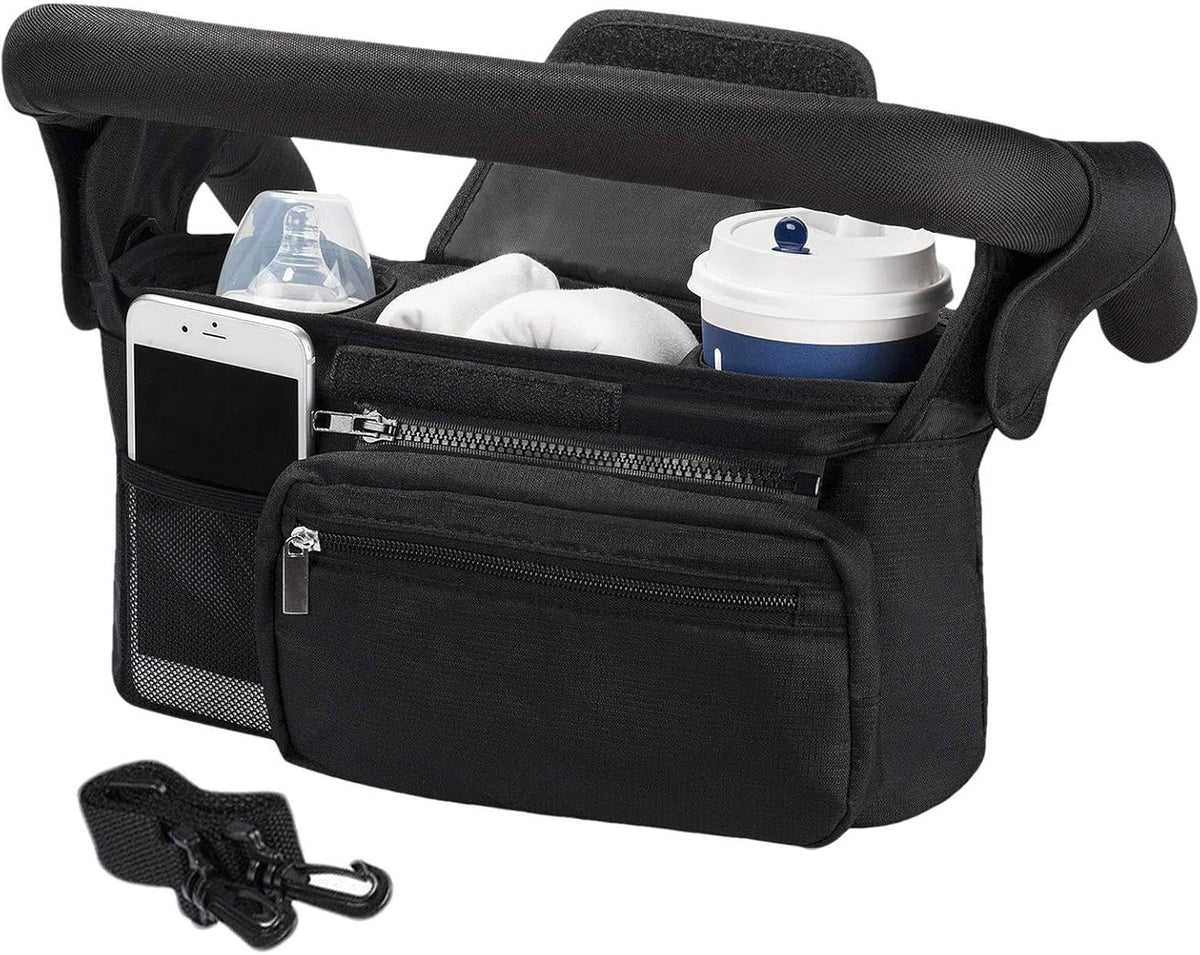 Stroller Caddy Organizer Portable Multiple Pockets