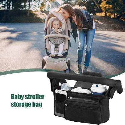 Stroller Caddy Organizer Portable Multiple Pockets