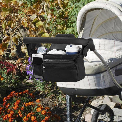 Stroller Caddy Organizer Portable Multiple Pockets