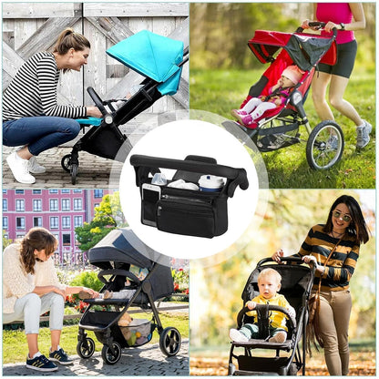 Stroller Caddy Organizer Portable Multiple Pockets