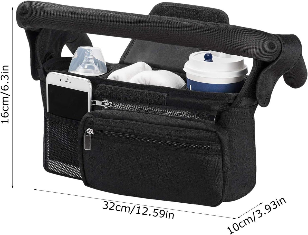 Stroller Caddy Organizer Portable Multiple Pockets
