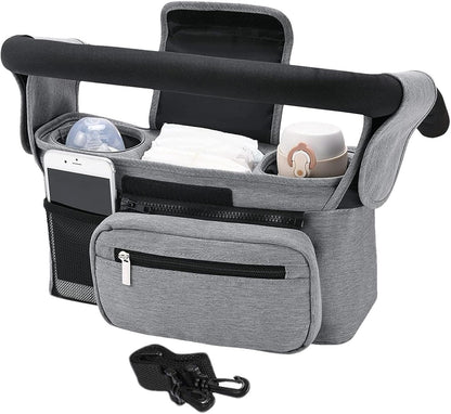 Stroller Caddy Organizer Portable Multiple Pockets