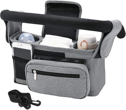 Stroller Caddy Organizer Portable Multiple Pockets