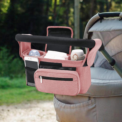 Stroller Caddy Organizer Portable Multiple Pockets