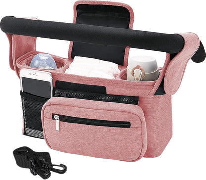 Stroller Caddy Organizer Portable Multiple Pockets