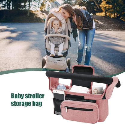 Stroller Caddy Organizer Portable Multiple Pockets