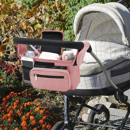 Stroller Caddy Organizer Portable Multiple Pockets