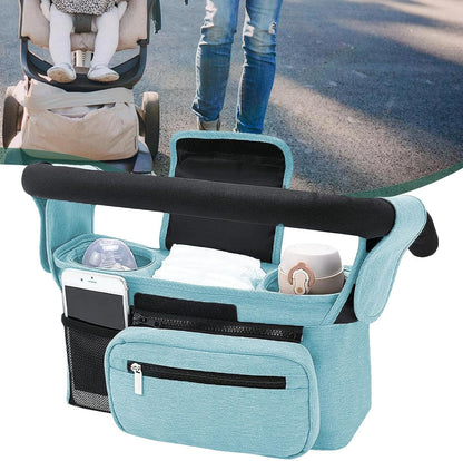 Stroller Caddy Organizer Portable Multiple Pockets