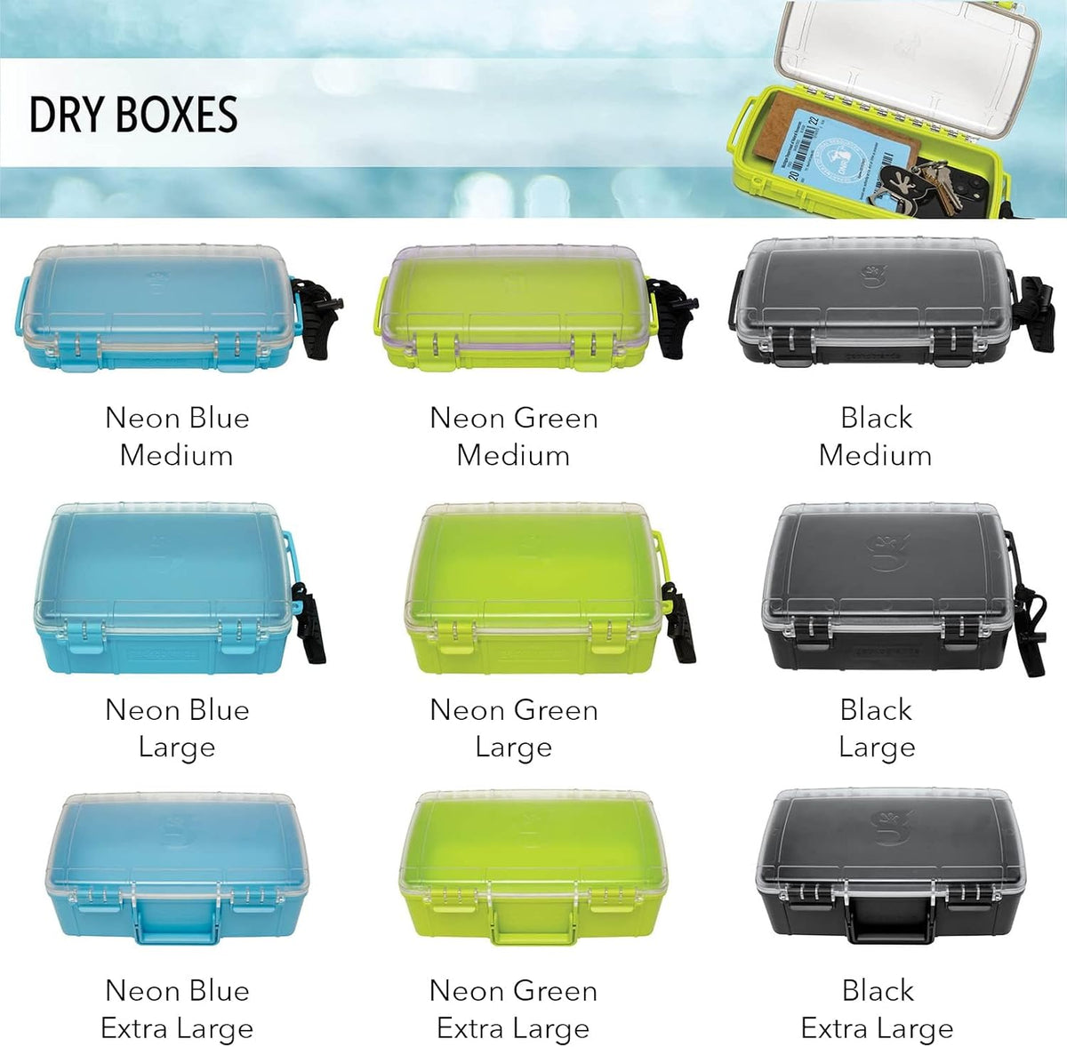 Waterproof Dry Box with Silicone Liner – Durable, Dust-Proof, Crush-Proof Storage for Electronics and Gear