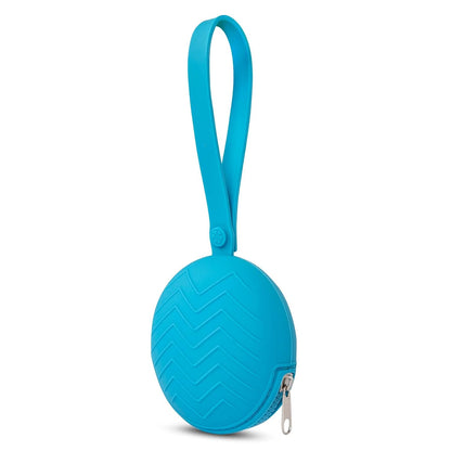 Silicone Baby Pacifier Holder Case | Dishwasher Safe with Durable Button Closure Diaper Bag Strap | Soft Pocket Cover for Pacifiers & Binky | Keep Pacifiers Clean and Always in Reach Rainbow