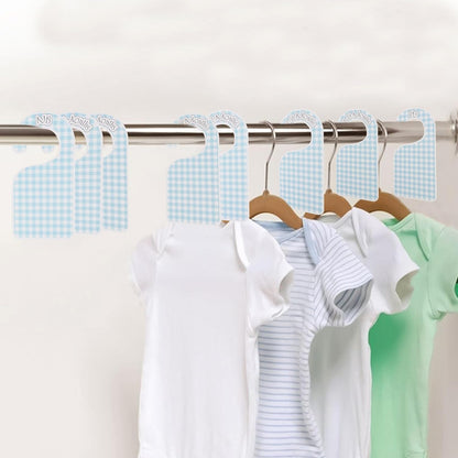 Blue Gingham Baby Closet Dividers,Blue Gingham Baby Shower