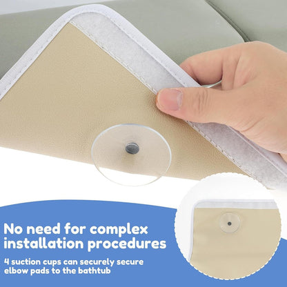 Bath Kneeler Elbow Knee Saver Washable 4 Organizer Pockets