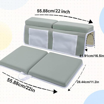 Bath Kneeler Elbow Knee Saver Washable 4 Organizer Pockets