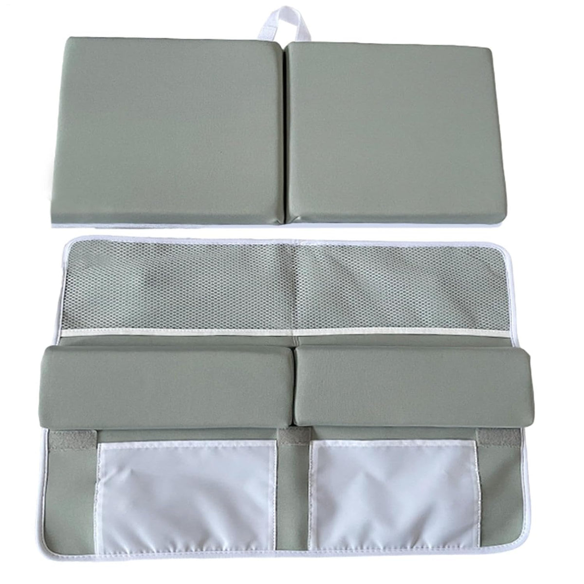 Bath Kneeler Elbow Knee Saver Washable 4 Organizer Pockets