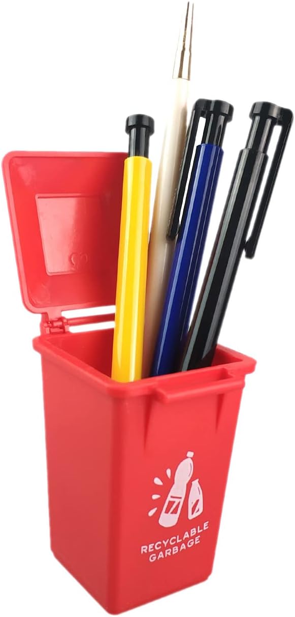 Trash Can Toy Kids Toy Push Vehicles Garbage Truck's ABS Trash Cans Mini Curbside Vehicle Garbage Bin
