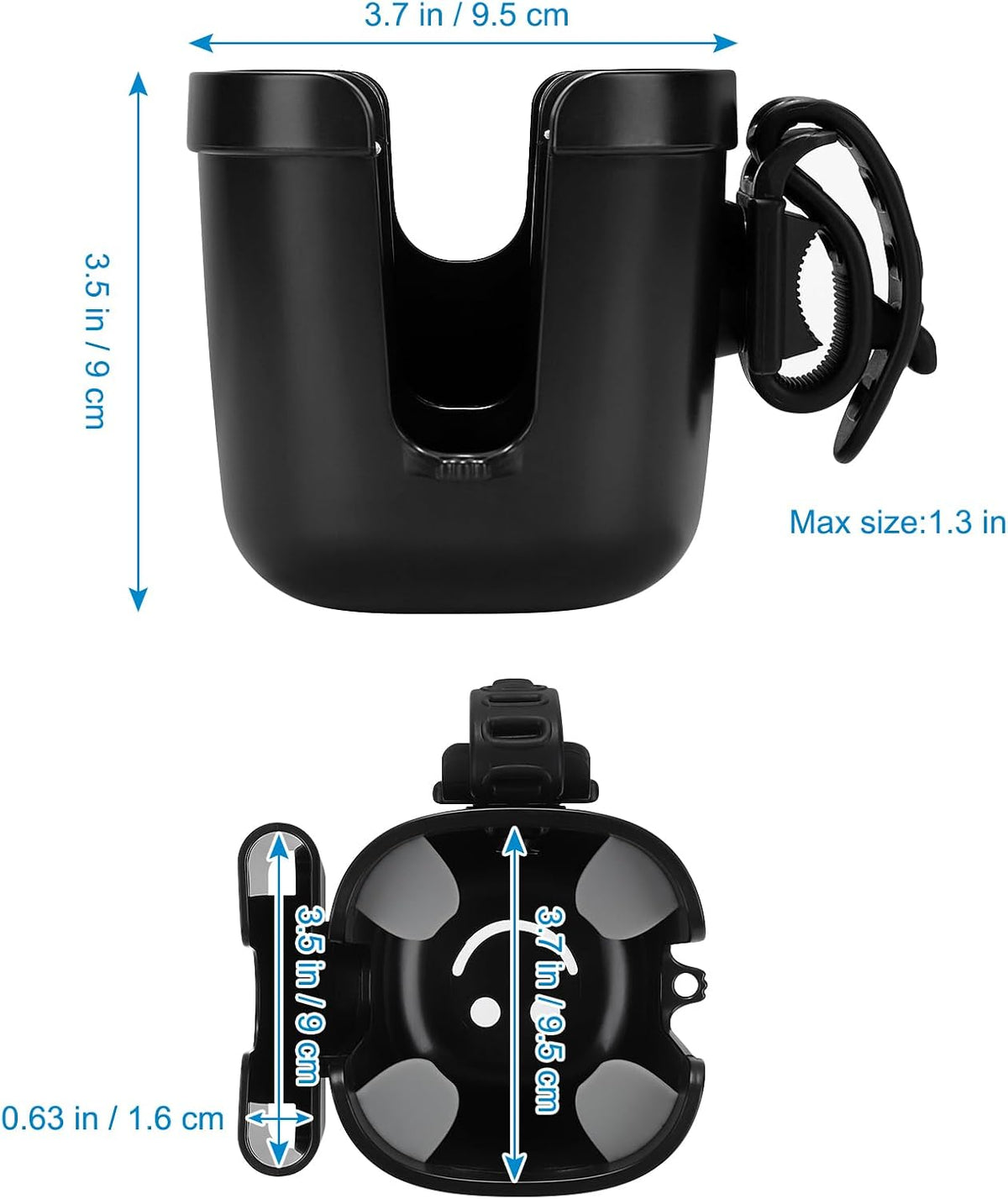 Stroller Cup Holder, Drinks Holder Bike Walker Wheelchair