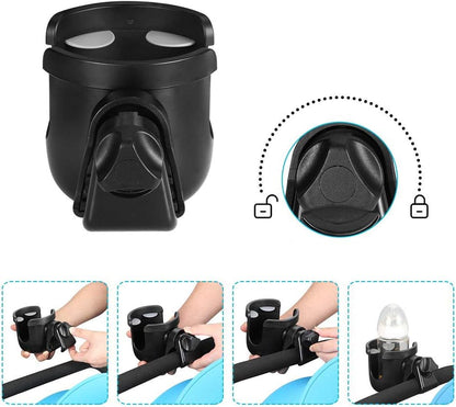 Stroller Cup Holder, Drinks Holder Bike Walker Wheelchair