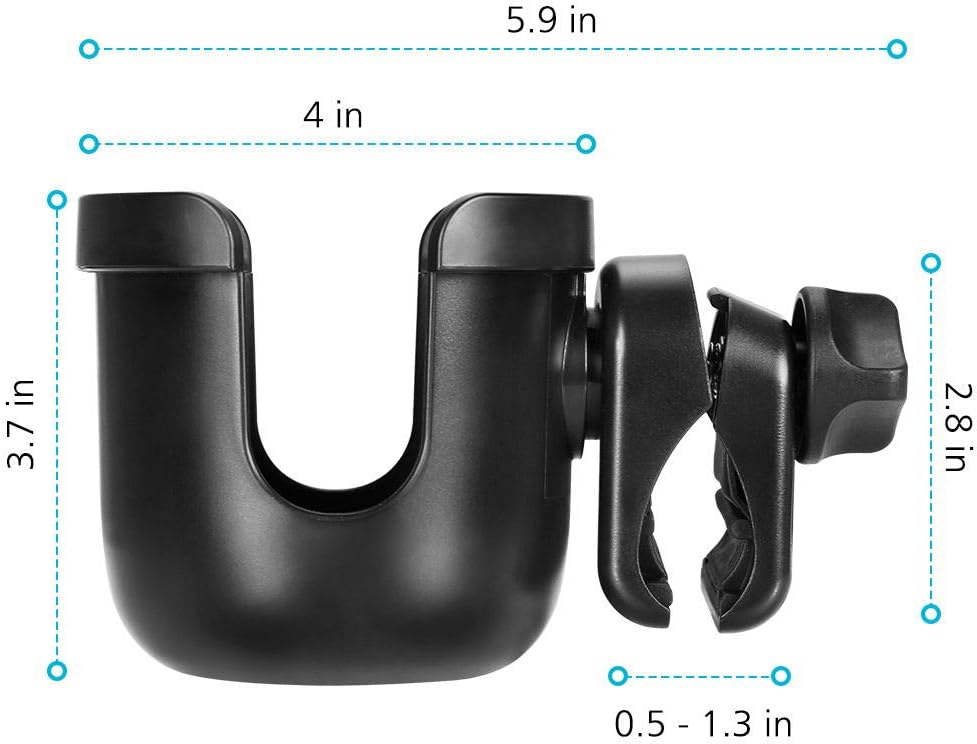 Stroller Cup Holder, Drinks Holder Bike Walker Wheelchair