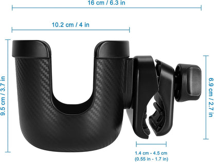 Stroller Cup Holder, Drinks Holder Bike Walker Wheelchair
