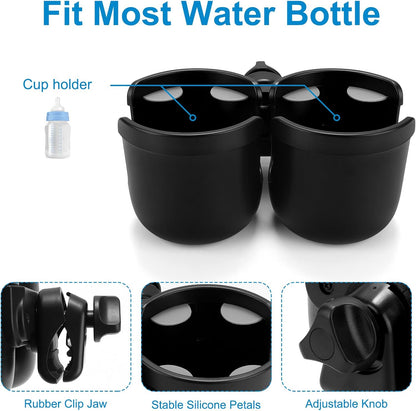 Stroller Cup Holder, Drinks Holder Bike Walker Wheelchair