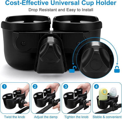 Stroller Cup Holder, Drinks Holder Bike Walker Wheelchair