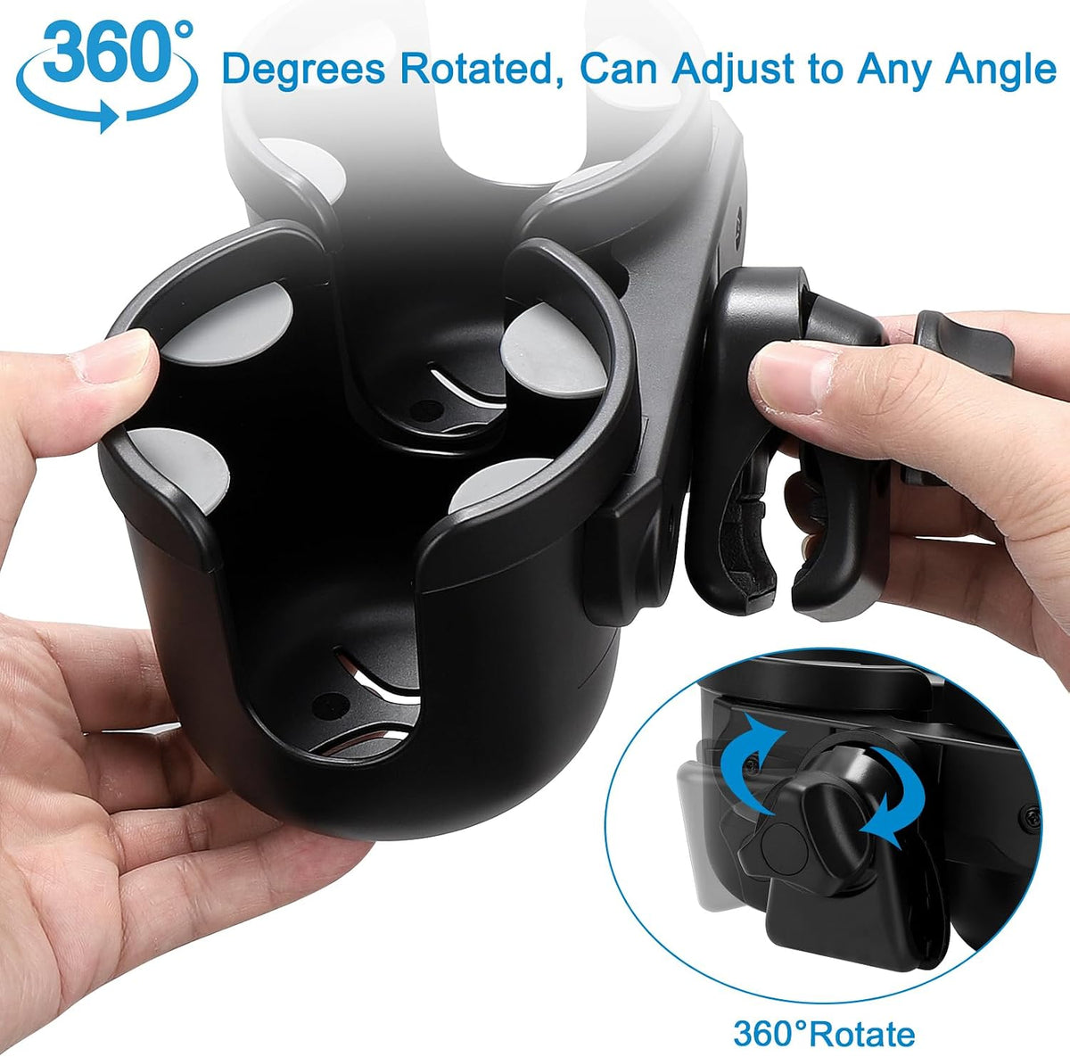 Stroller Cup Holder, Drinks Holder Bike Walker Wheelchair