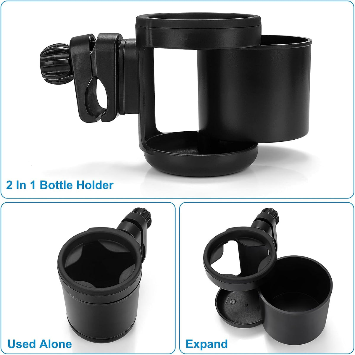 Stroller Cup Holder, Drinks Holder Bike Walker Wheelchair