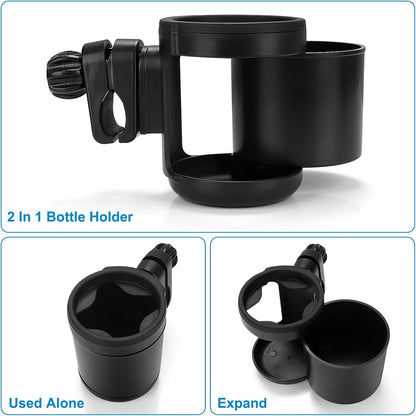 Stroller Cup Holder, Drinks Holder Bike Walker Wheelchair