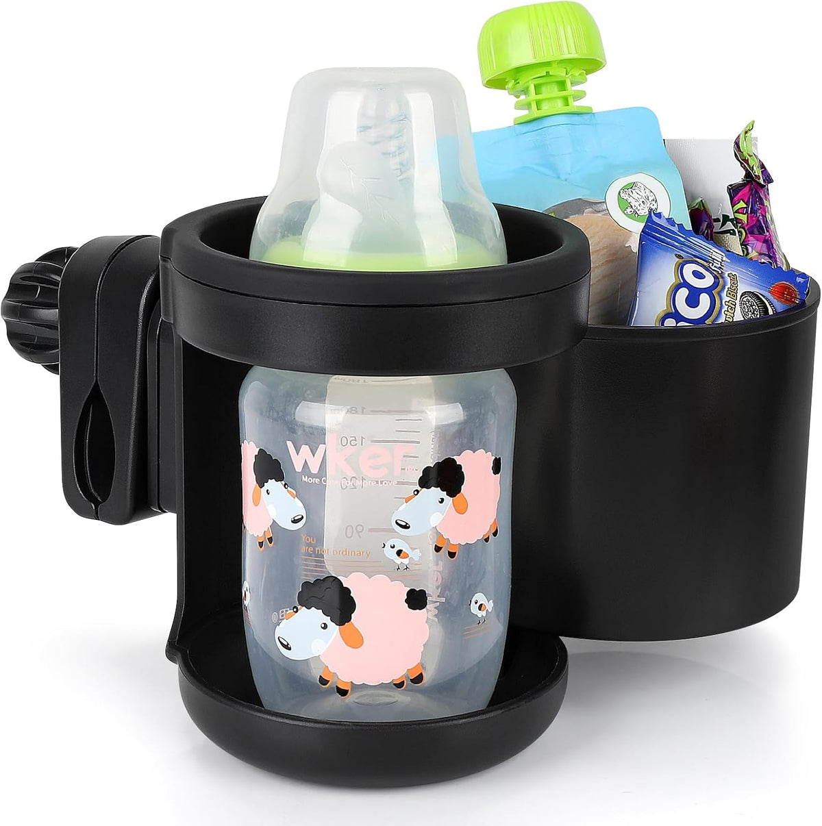 Stroller Cup Holder, Drinks Holder Bike Walker Wheelchair