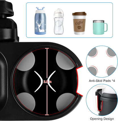 Stroller Cup Holder, Drinks Holder Bike Walker Wheelchair